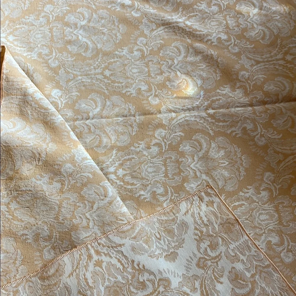 Large Elegant Gold Tablecloth